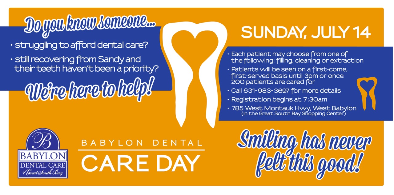 Babylon Dental Care Day Health Event Free Dental Care For The