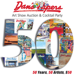 Dan's Papers 50th Anniversary Celebration Art Show Auction and Cocktail Party 50 Years 50 Artists - Long Island, New York