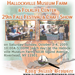 Hallockville Fall Festival and Craft Show - Riverhead, Long Island, New York