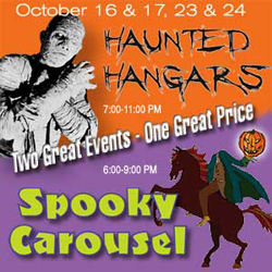 The Cradle of Aviation Museum - Haunted Hangers and Spooky Carousel - Garden City, Long Island, New York