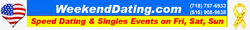 Weekend Dating · Speed Dating · Singles Events