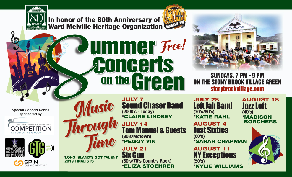 Take A Journey Music Through Time Summer Concert Series Stony Brook