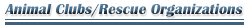 Animal Clubs and Animal Rescue Organizations on Long Island New York including Nassau and Suffolk Counties