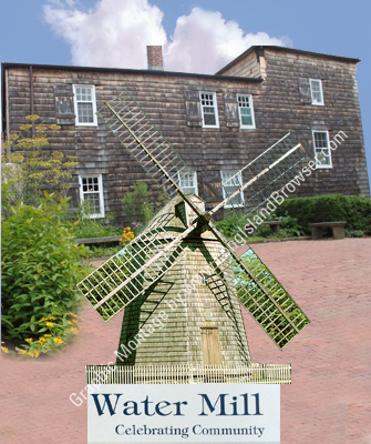 Water Mill Museum - Historic Water Powered Grist Mill - Water Mill Suffolk County Hamptons Long Island New York