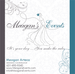 Meagan's Events offers event planning services for weddings and special events on Long Island, New York.
